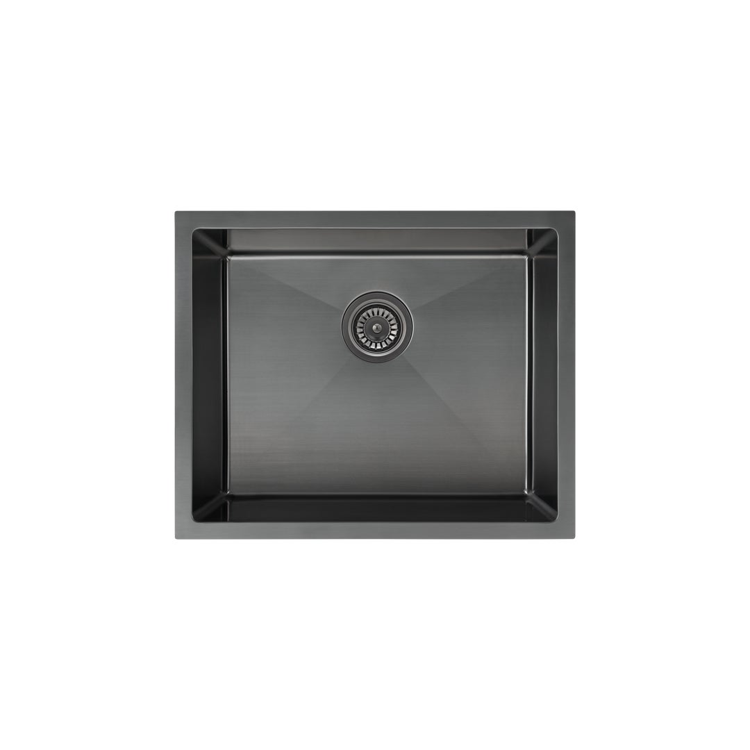 Seba Single Sink 550mm (Deep) - Brushed Gunmetal