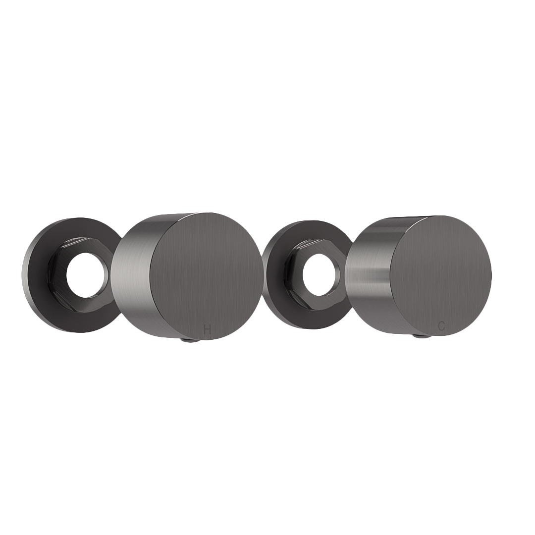 Milani Assembly Handle Kit - Brushed Gunmetal