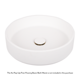 Melia Concrete Basin Matte White AVIWaste