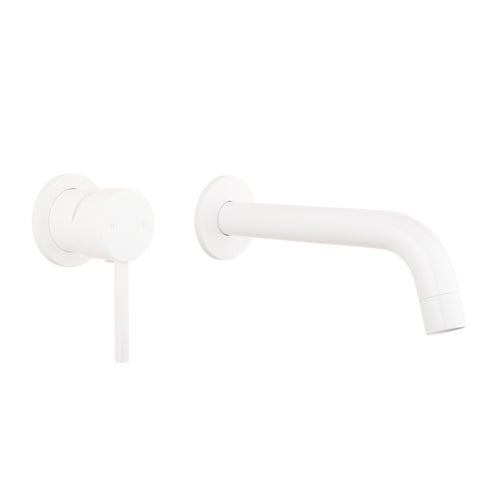 Elysian Minimal Mixer & Spout Set - White