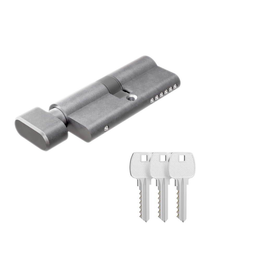 Eurocylinder K2T%20Key View01 Steel