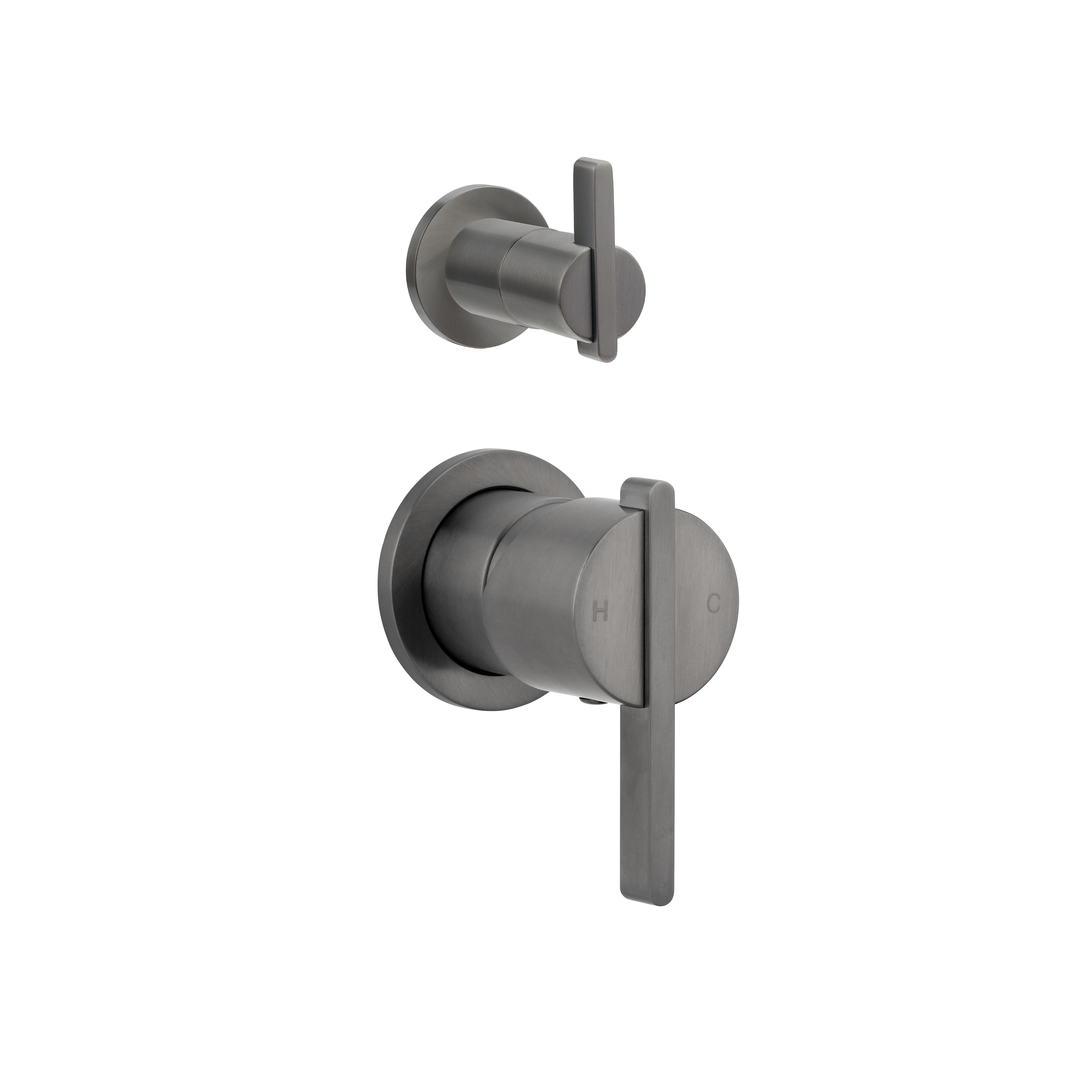 Aliro Accessible Top Shower Diverter - Brushed Gunmetal