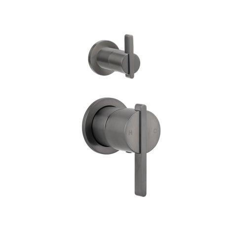 Aliro Accessible Top Shower Diverter - Brushed Gunmetal