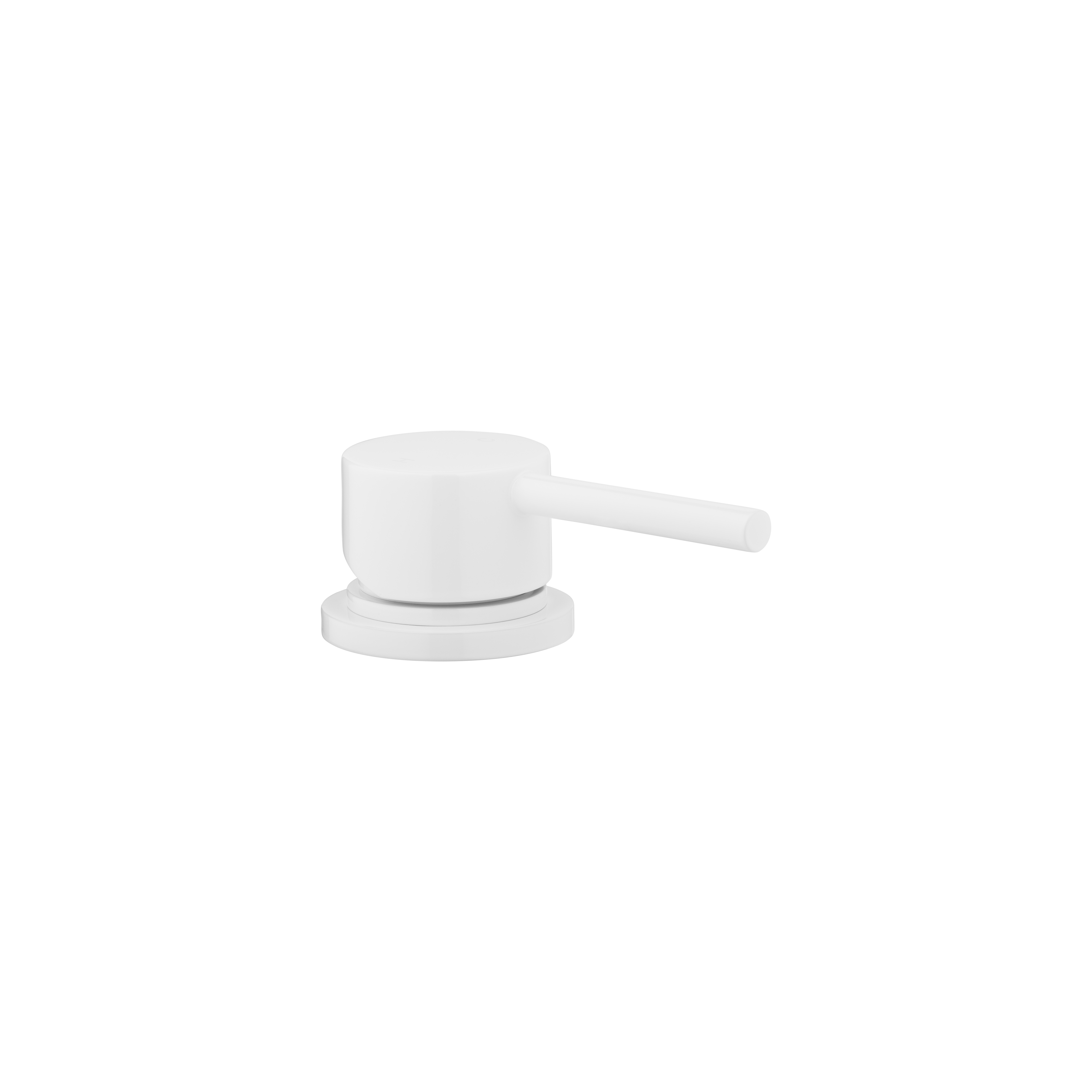Elysian Bench-Mounted Minimal Mixer - White