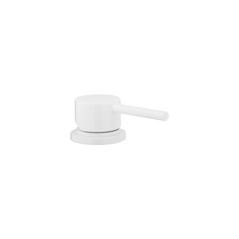Elysian Bench-Mounted Minimal Mixer - White