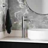 Kingsley Extended Basin Mixer with Celine Basin and FingerPull V2 CH