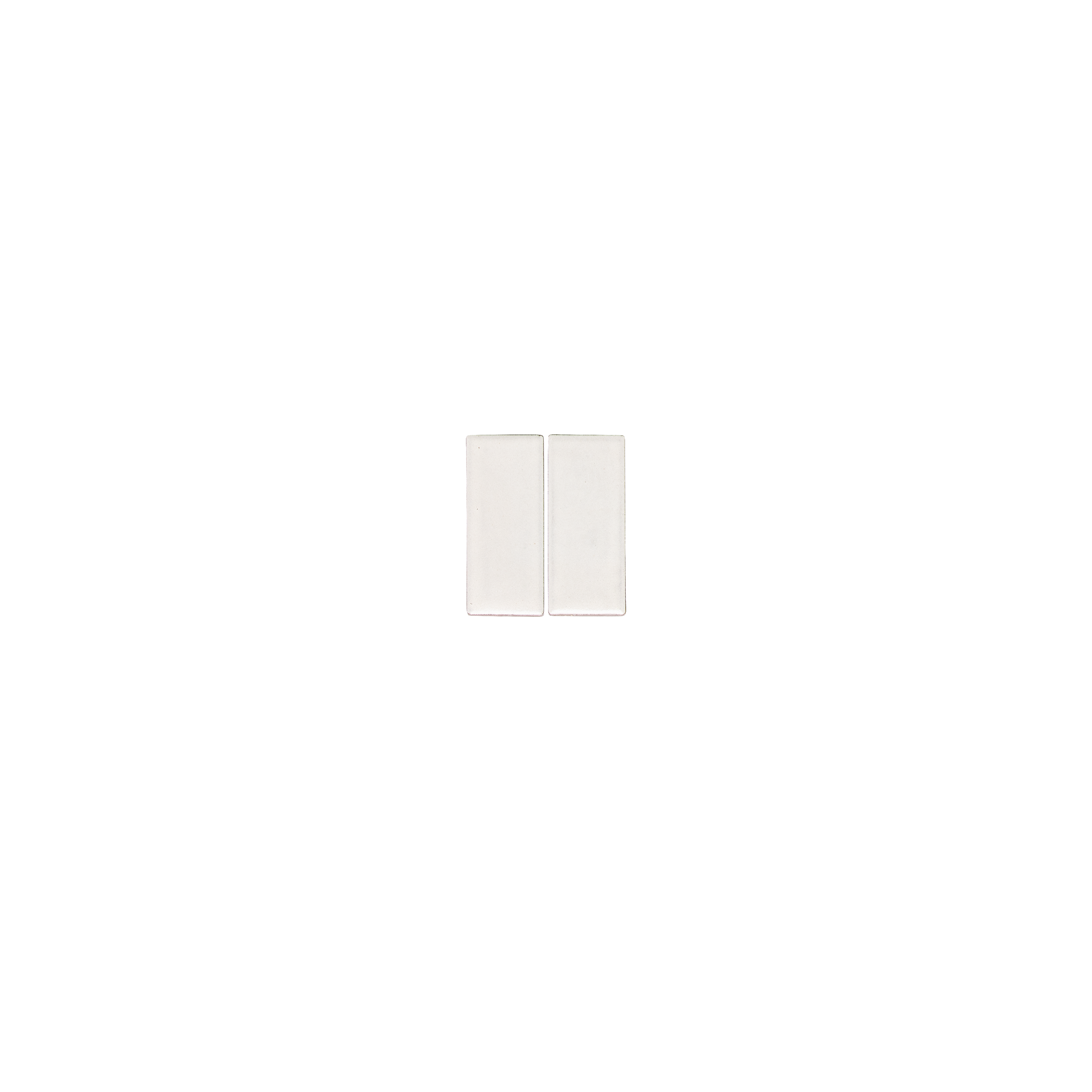 Akita Handmade Look Rectangle Tile - Pearl (Sample)
