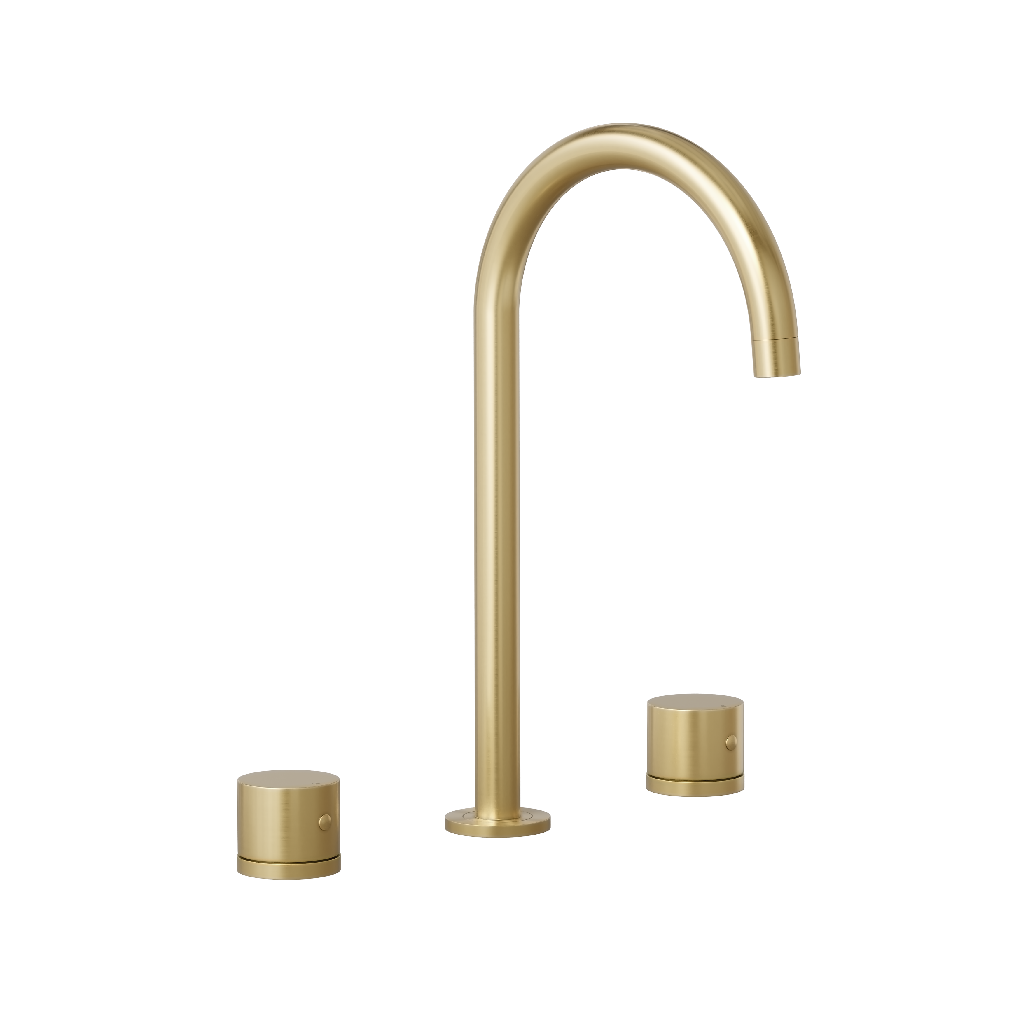 Milani Assembly Bench Mounted Set - Brushed Brass