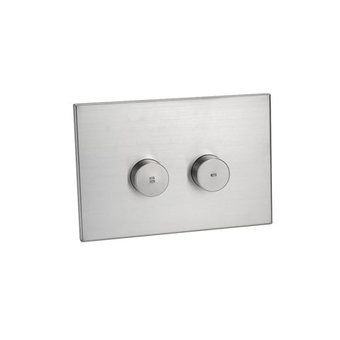 Aliro Accessible Pneumatic Flush Button & In-Wall Cistern - Stainless Steel