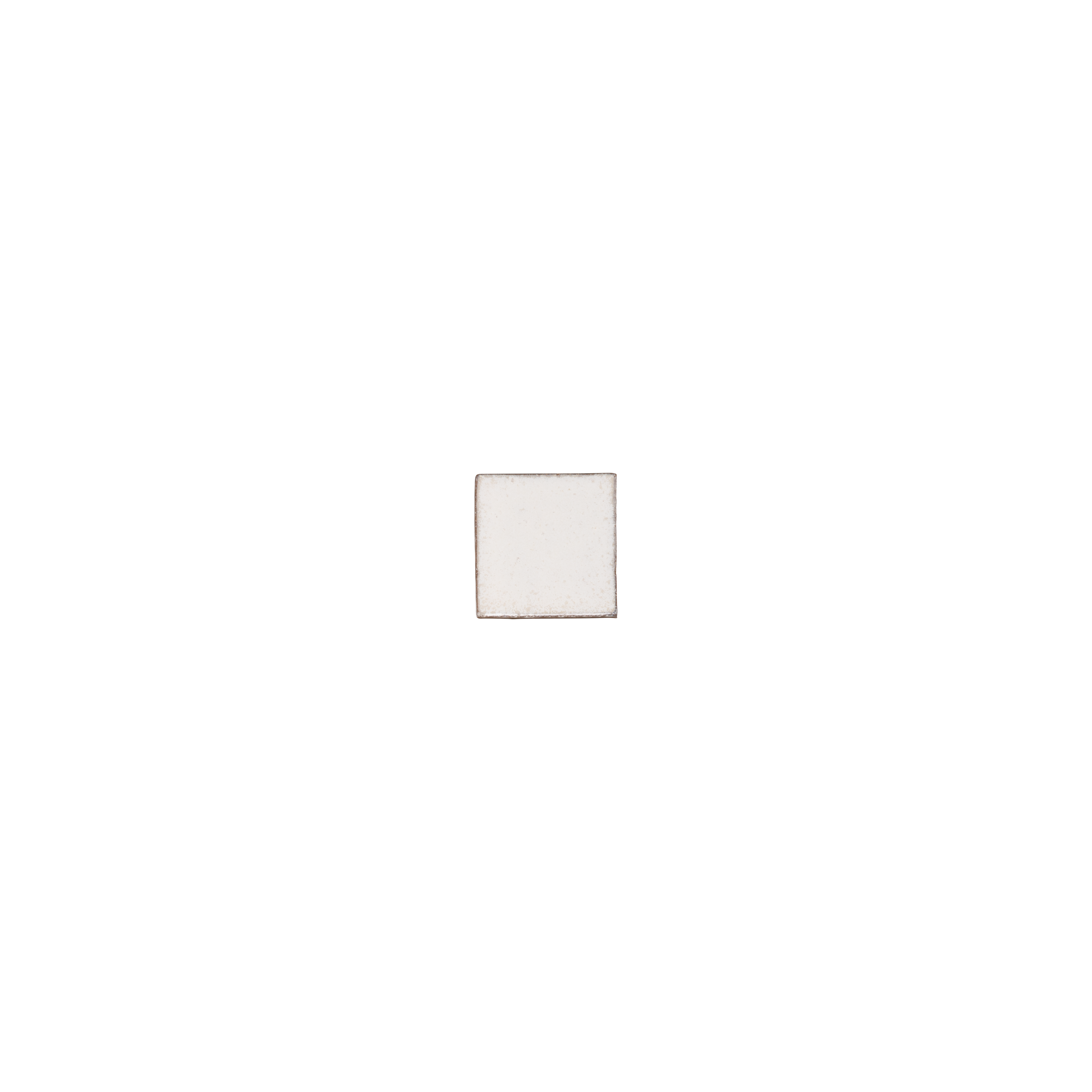 Ashiya Handmade Square Mosaic Sample Snow