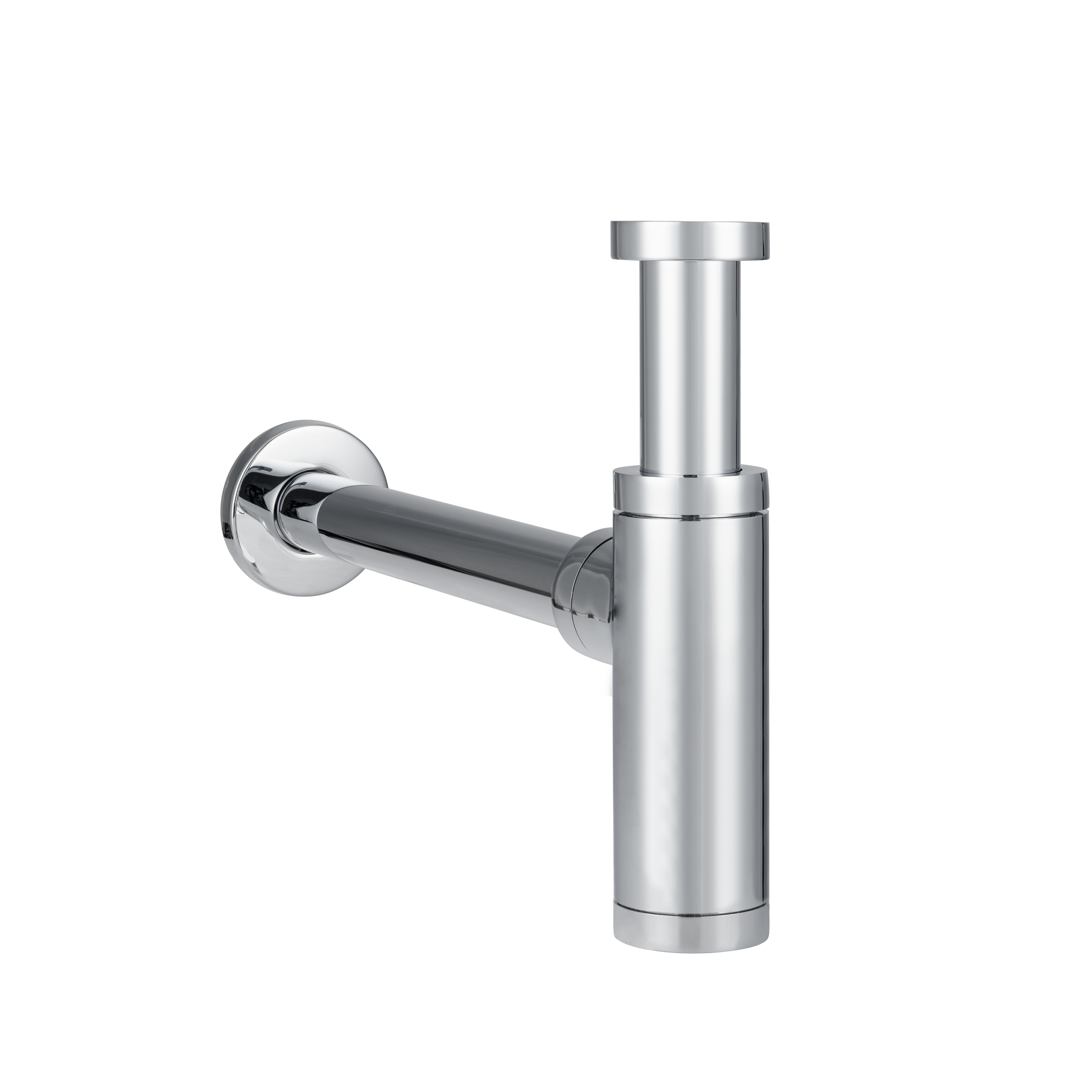 Marli Bottle Trap Round - Chrome