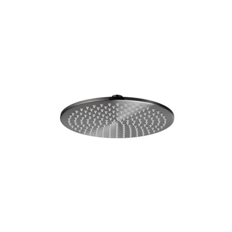 Shower Head Round 250mm - Brushed Gunmetal