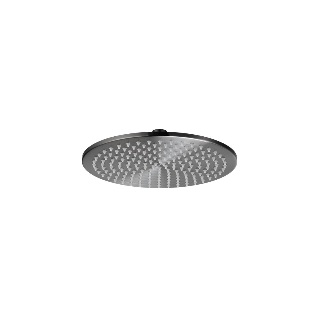 Shower Head Round 250mm - Brushed Gunmetal