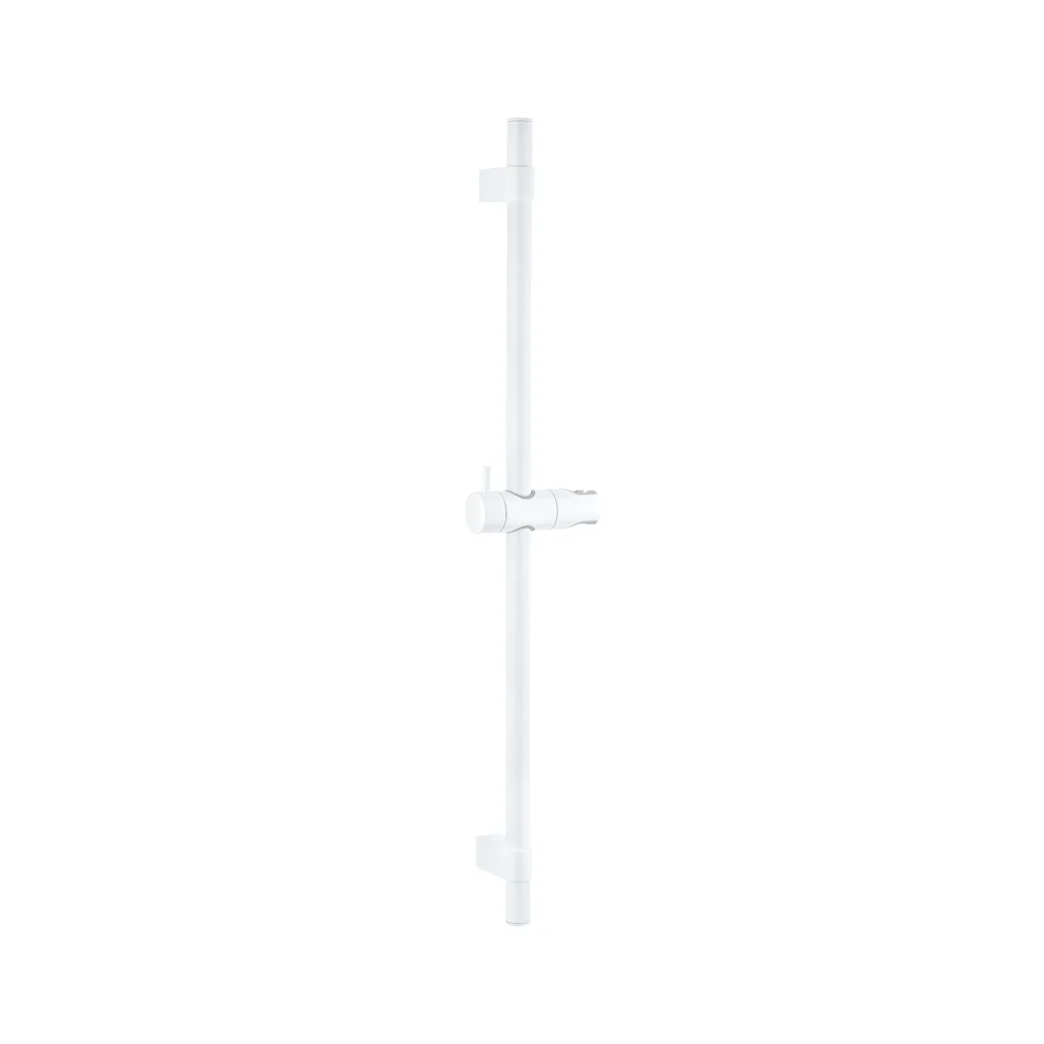 Elysian Adjustable Shower Rail - White - Feature