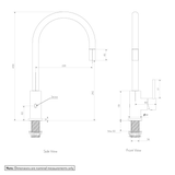 ELYSIAN SENSOR COMMERCIAL PULL-OUT KITCHEN MIXER SPEC
