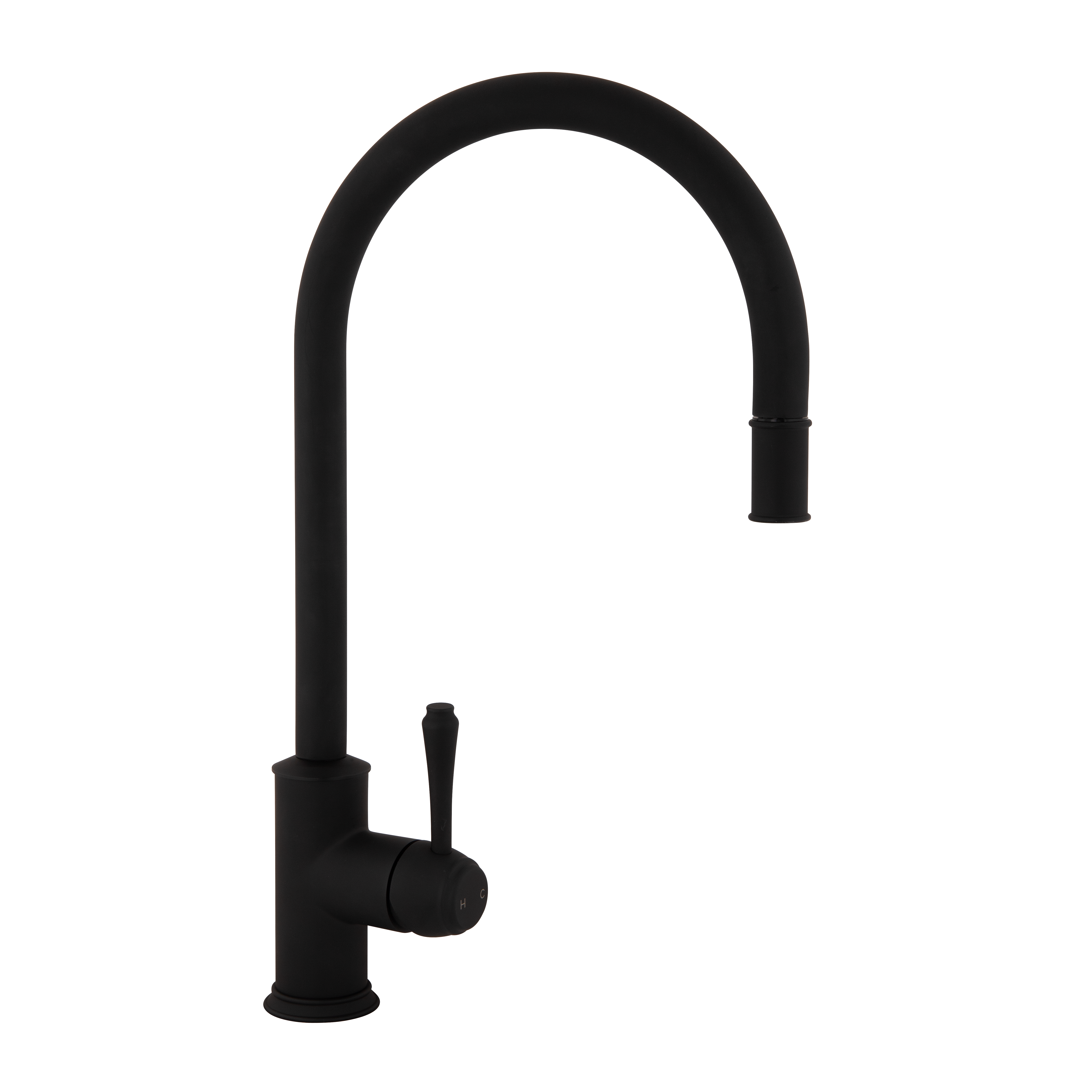 Kingsley Commercial Pull-Out Kitchen Mixer - Matte Black