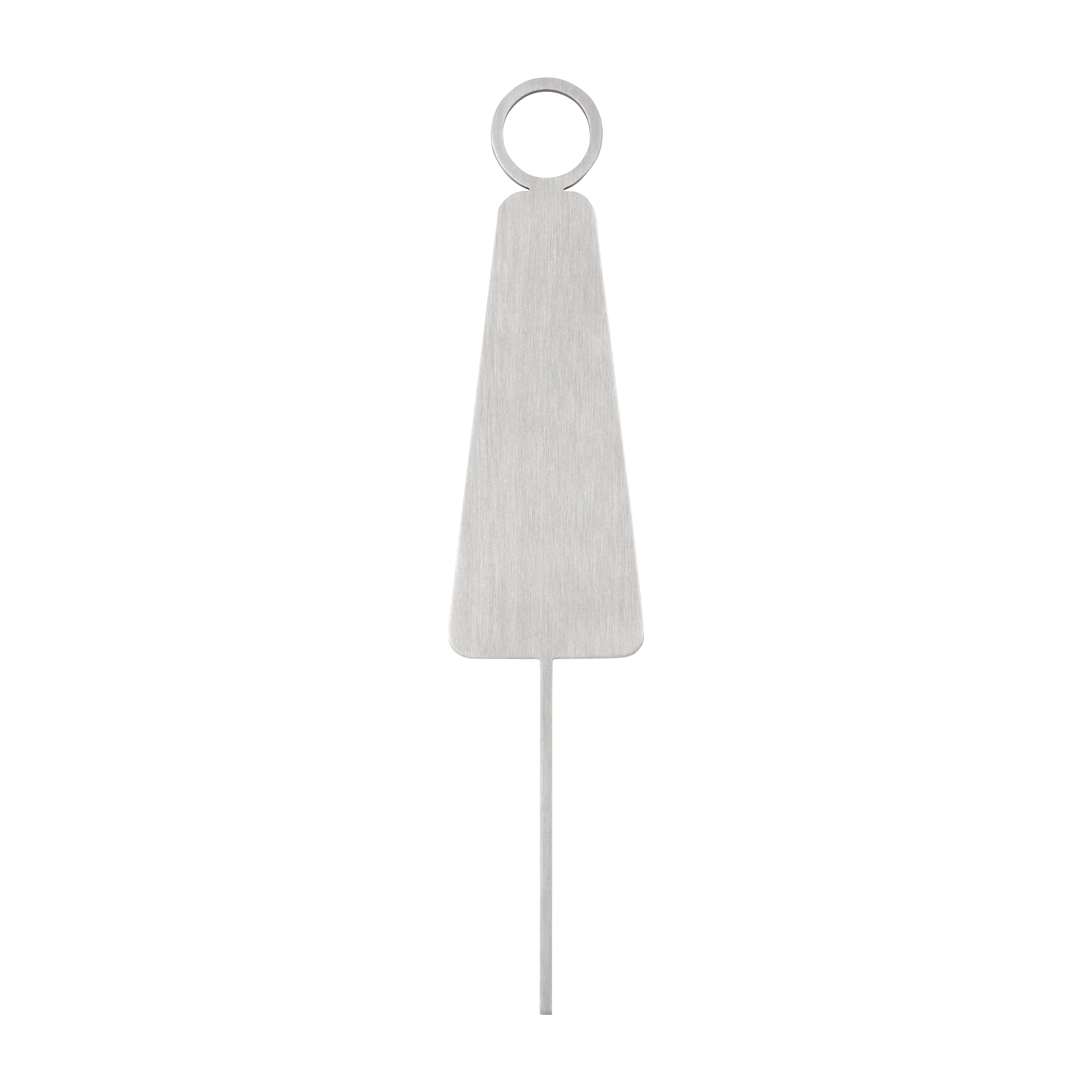 Female Restroom Sign - 140mm - Stainless Steel