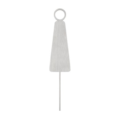 Female Restroom Sign - 140mm - Stainless Steel