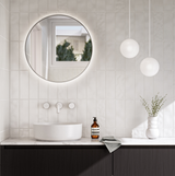 Saanti Handmade Led Mirror 600mm White