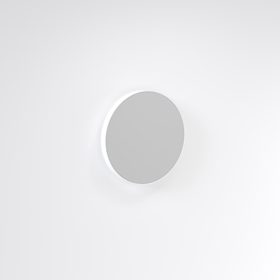 Saanti Handmade Double Trim LED Mirror 600mm - White