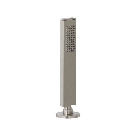 Deck Mounted Retractable Rounded Rectangle Hand Shower - Brushed Nickel