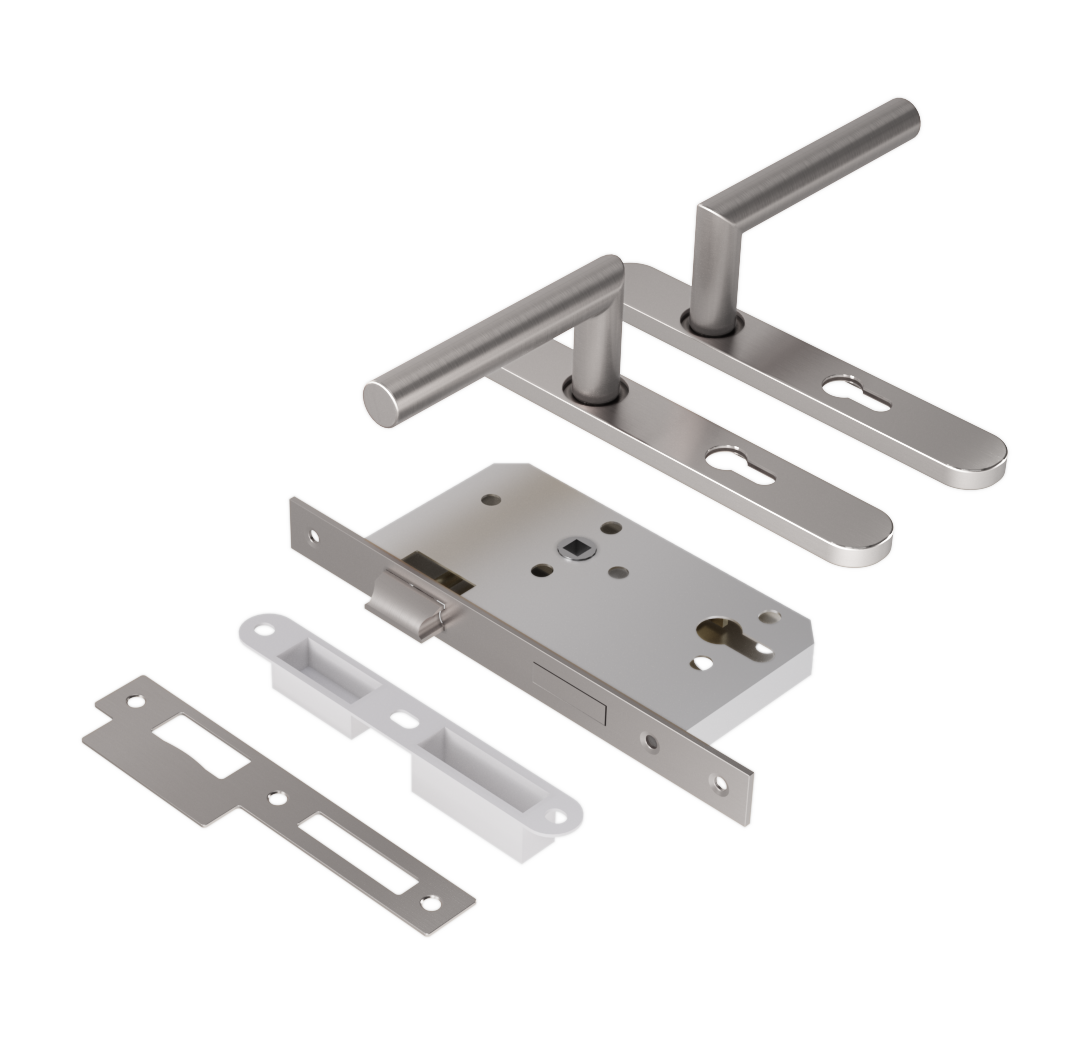 Davis Entry Door Handle   Lock Sets Stock Images Flat Lay SS