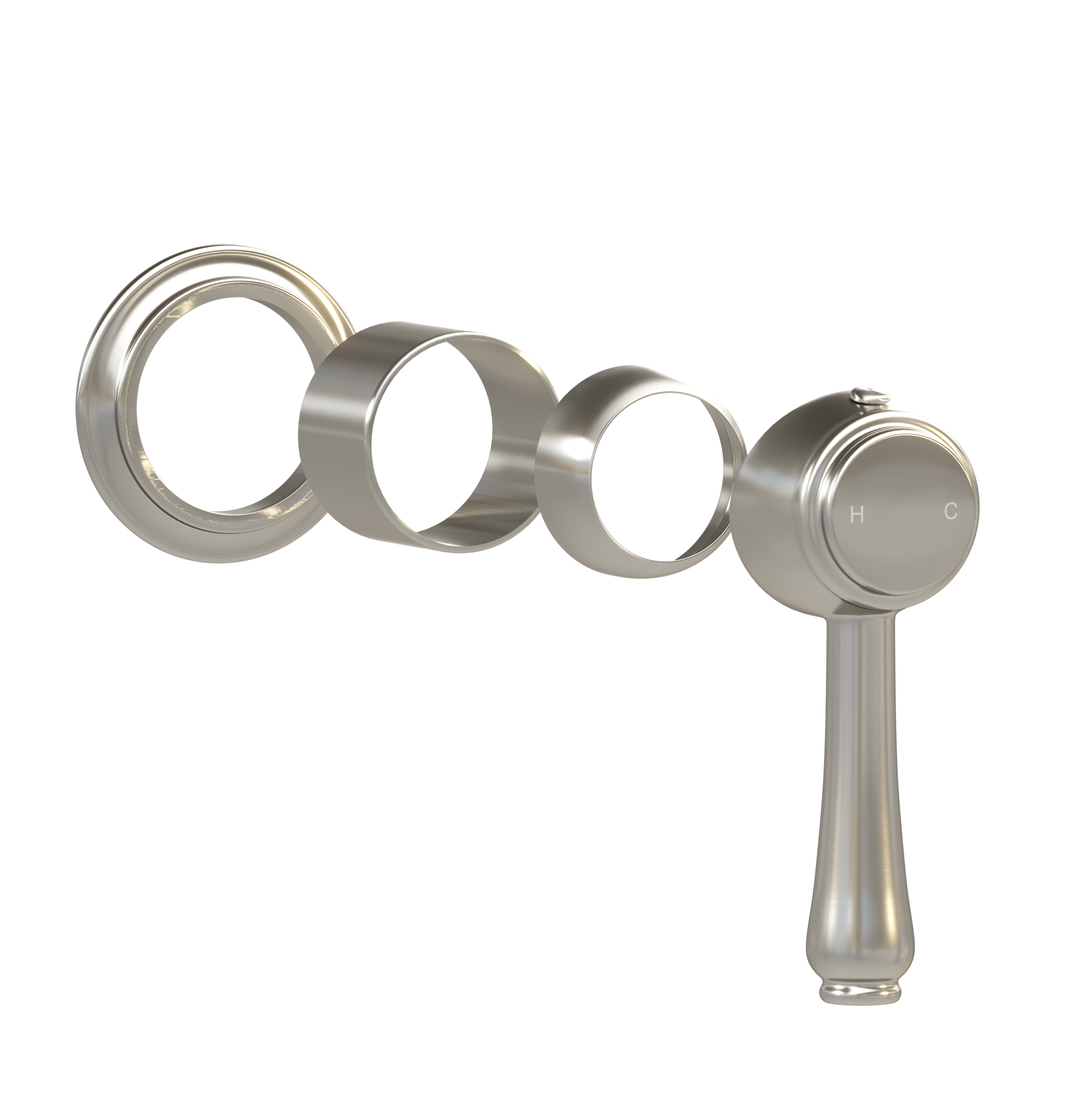 Kingsley Mixer Handle Kit BrushedNickel