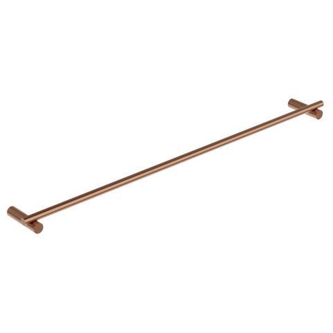 Sola Single Towel Rail - Brushed Copper