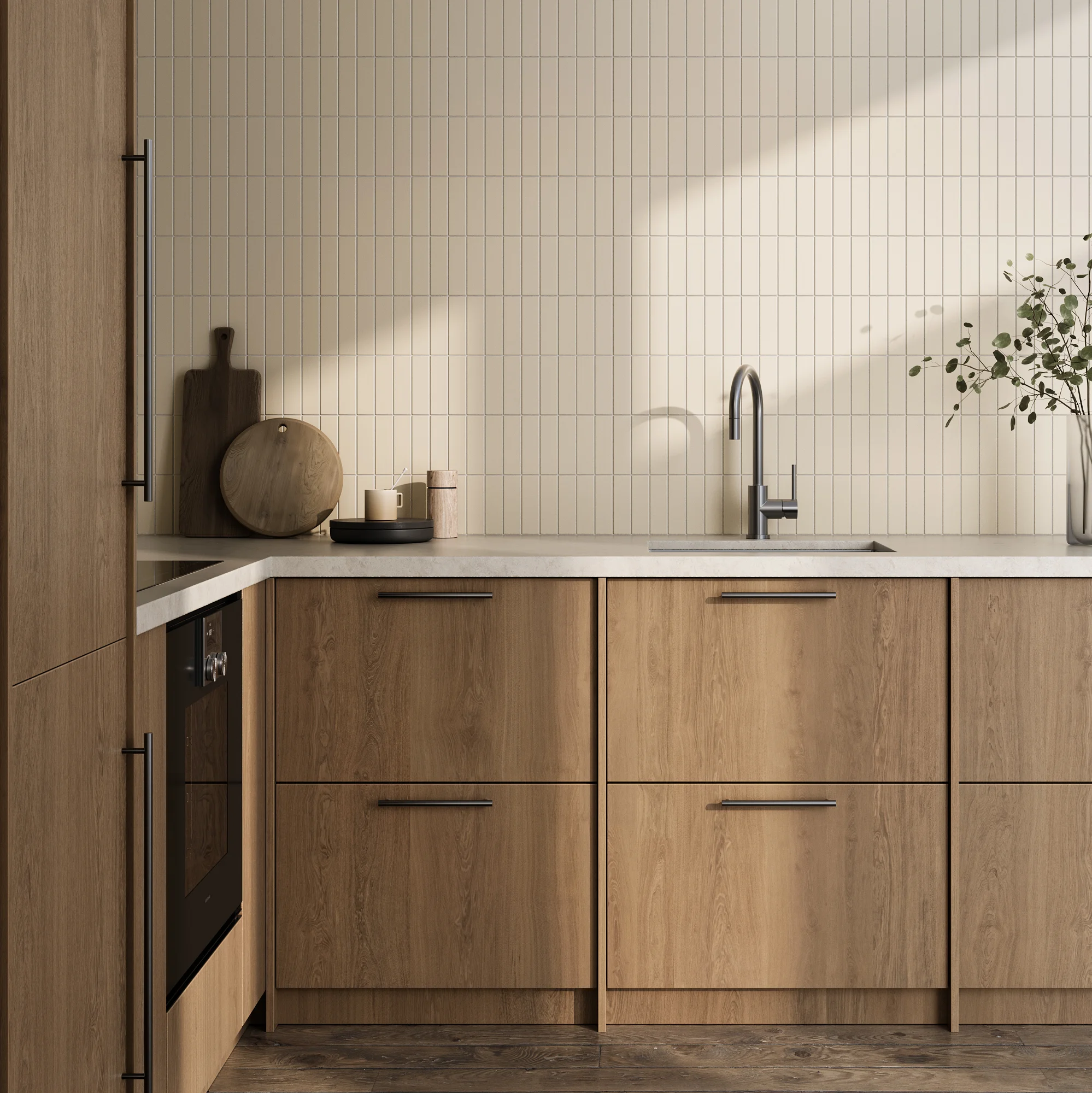 Cabinetry Pulls V1 Tezra Pull 220mm 500mm BG
