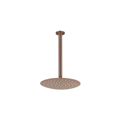Sola Shower Dropper 300mm & Head Set - Antique Bronze