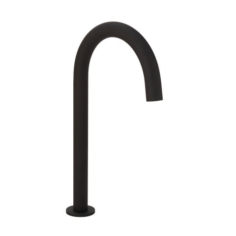 Sensor Gooseneck Bench Mounted Spout - Matte Black