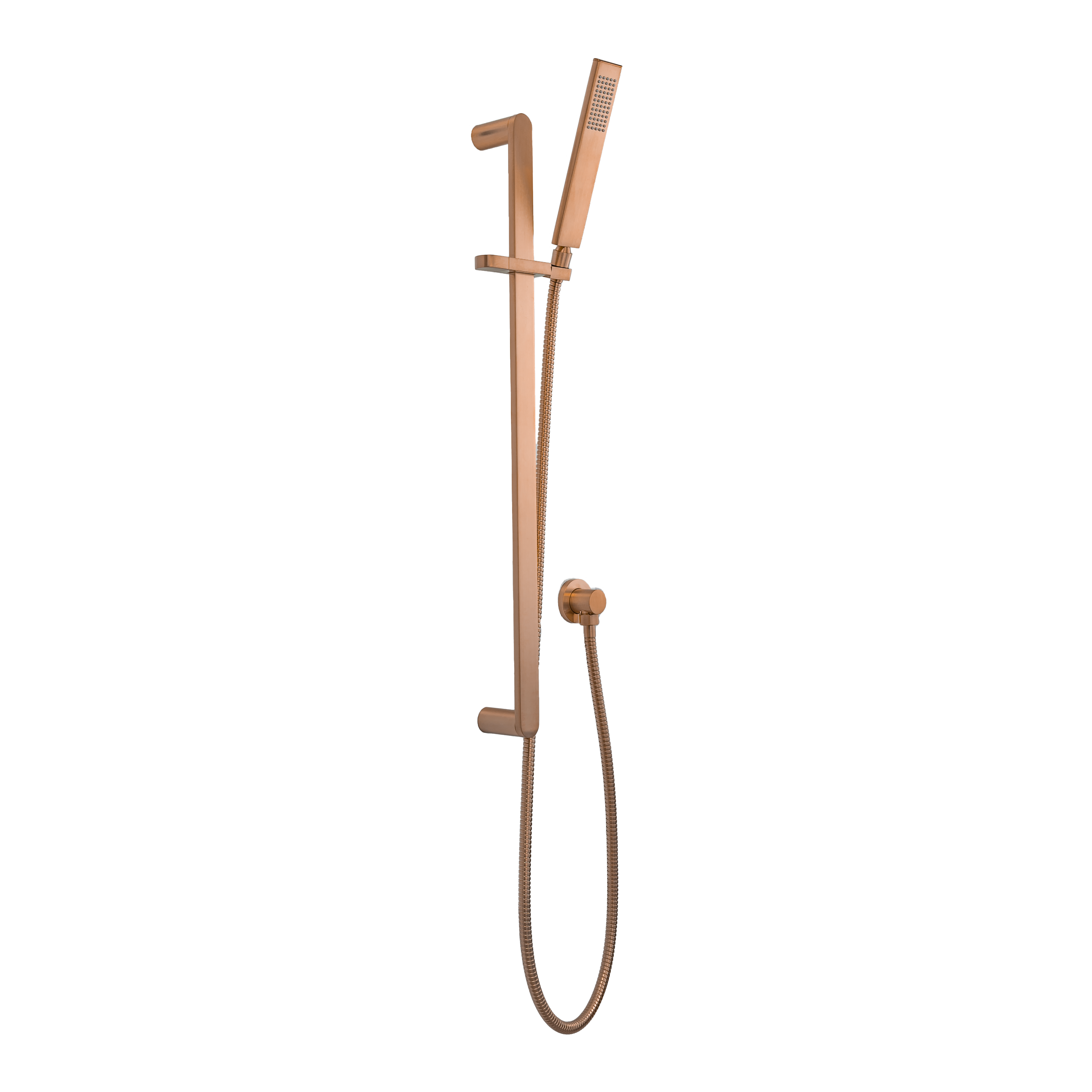 Milani Hand Shower Rail Set - Brushed Copper