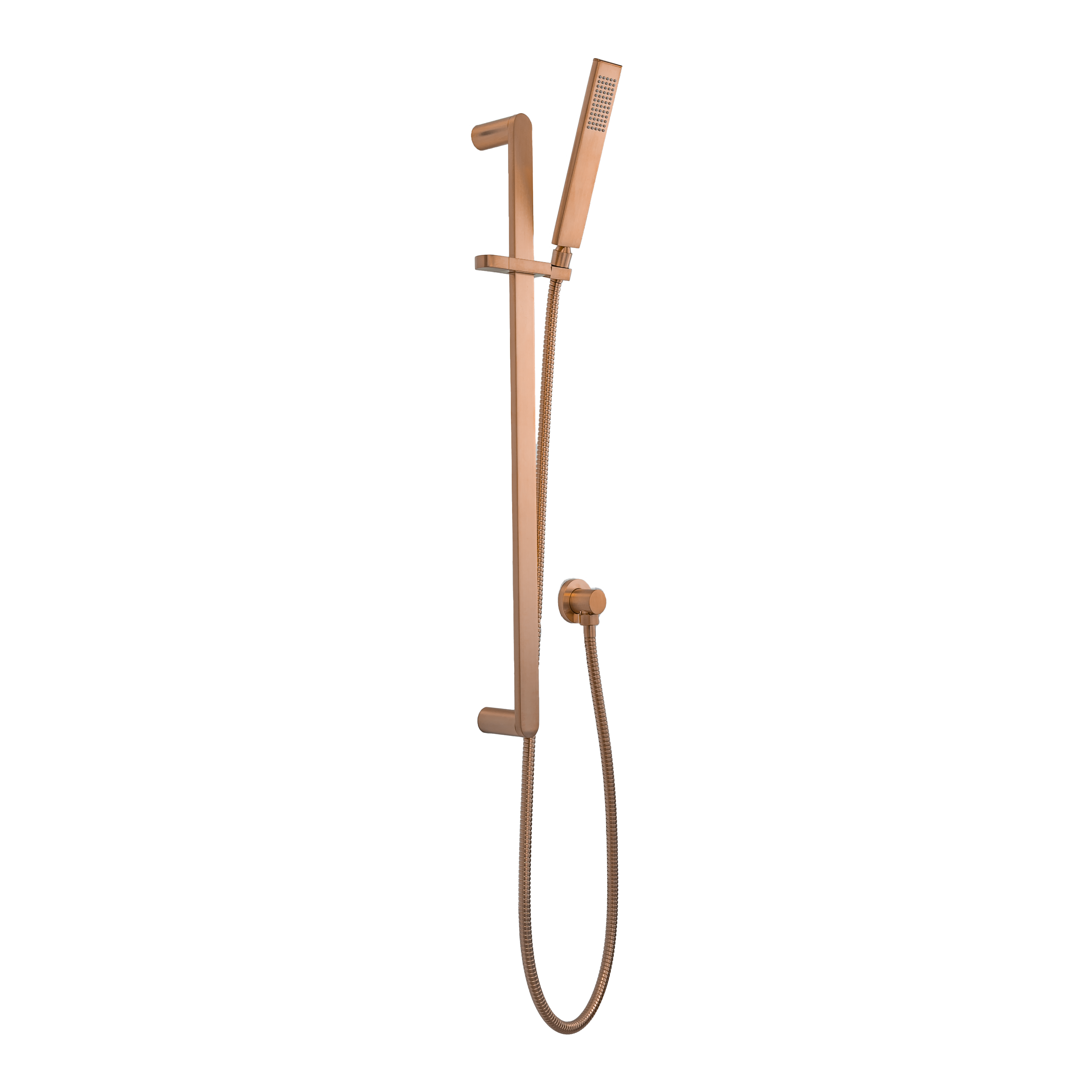 18159-Milani-Hand-Shower-Rail-Set Side Brushed-Copper