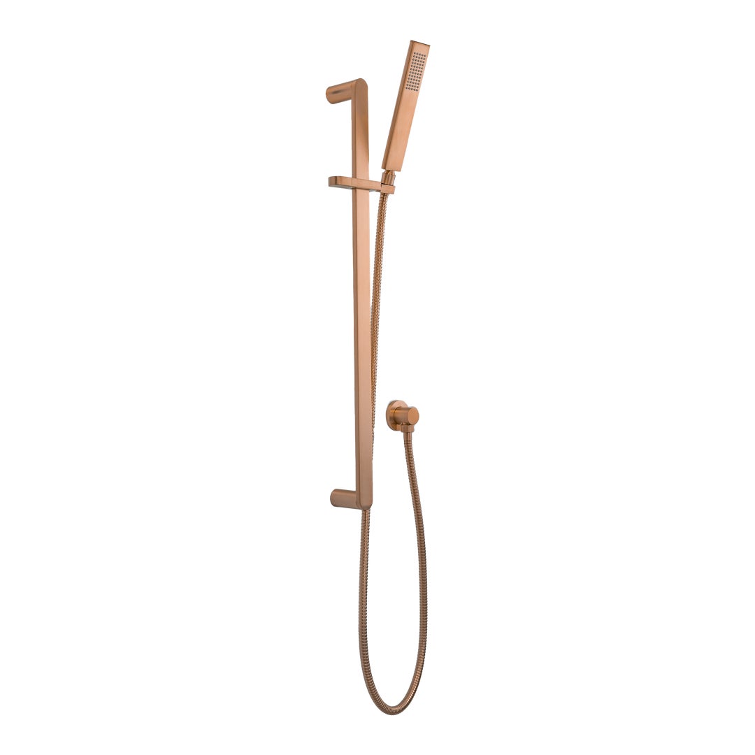Milani Hand Shower Rail Set - Brushed Copper