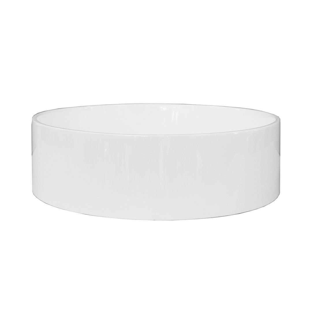 Lola Basin Sink - Gloss White - Feature