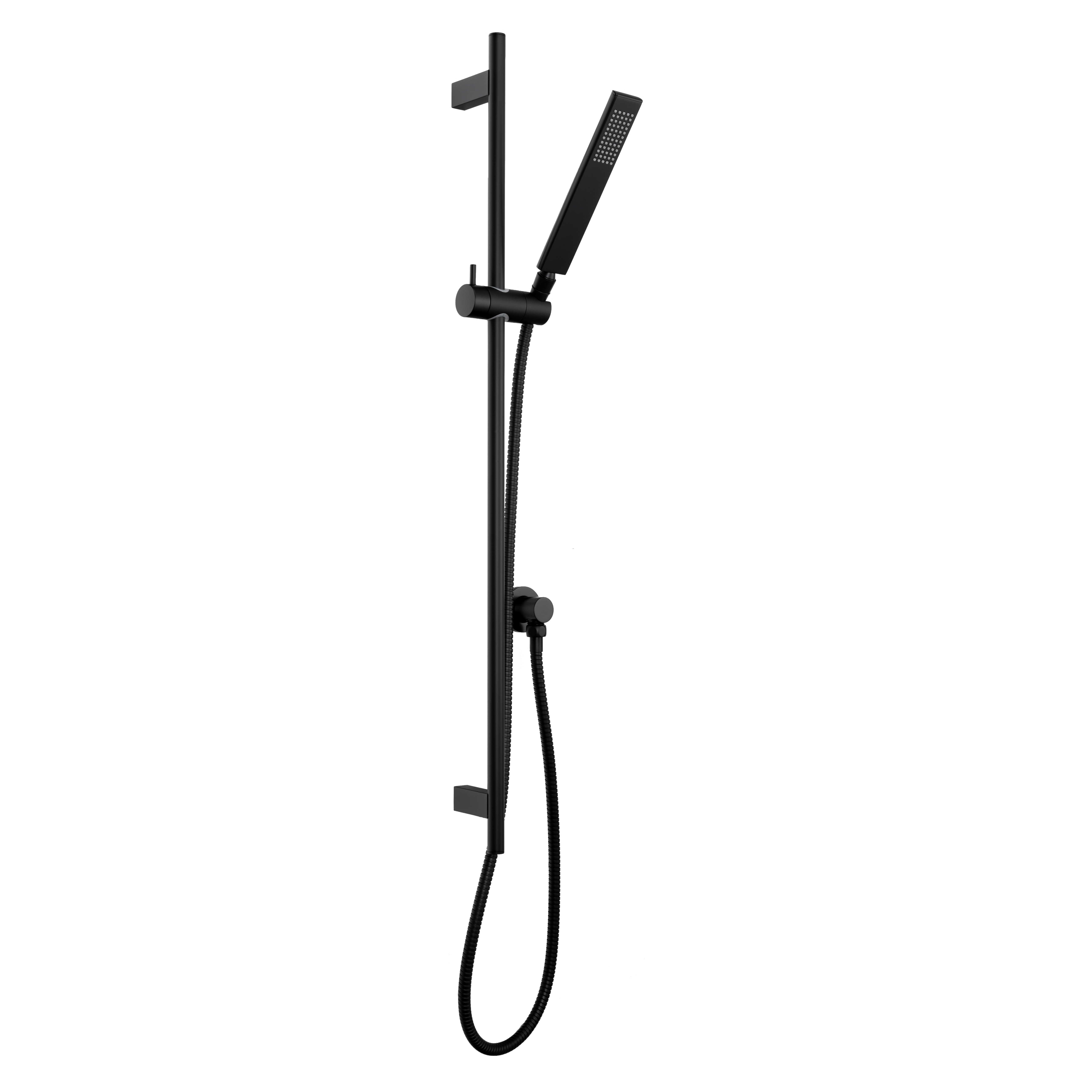 Elysian Hand Shower Rail Set - Matte Black