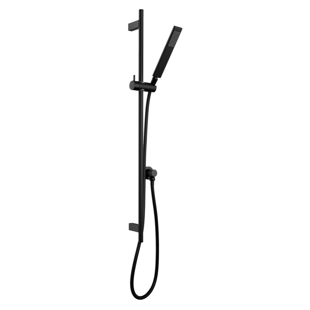 Elysian Hand Shower Rail Set - Matte Black