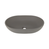 Atelis Oval Concrete Basin DarkGrey 2