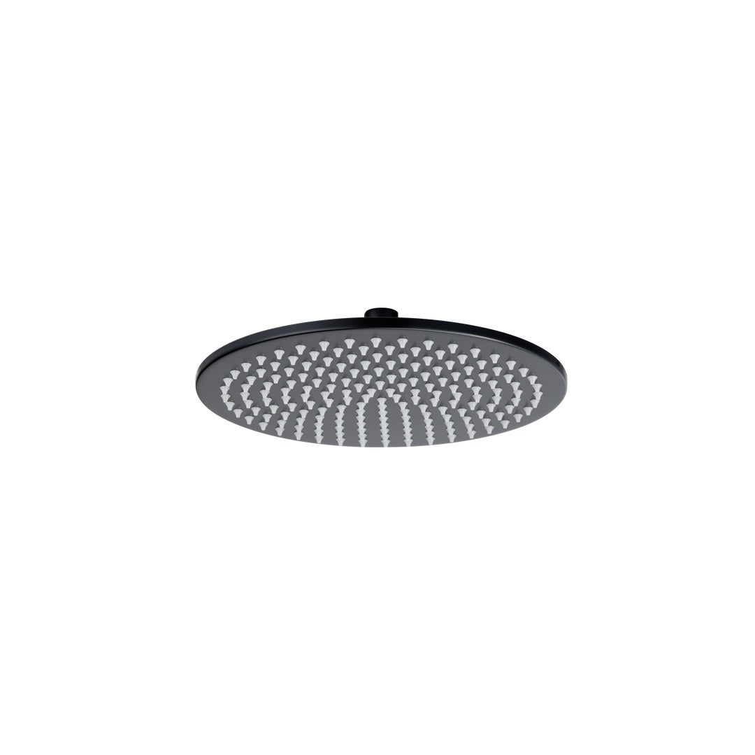 Shower Head Round 250mm - Matte Black