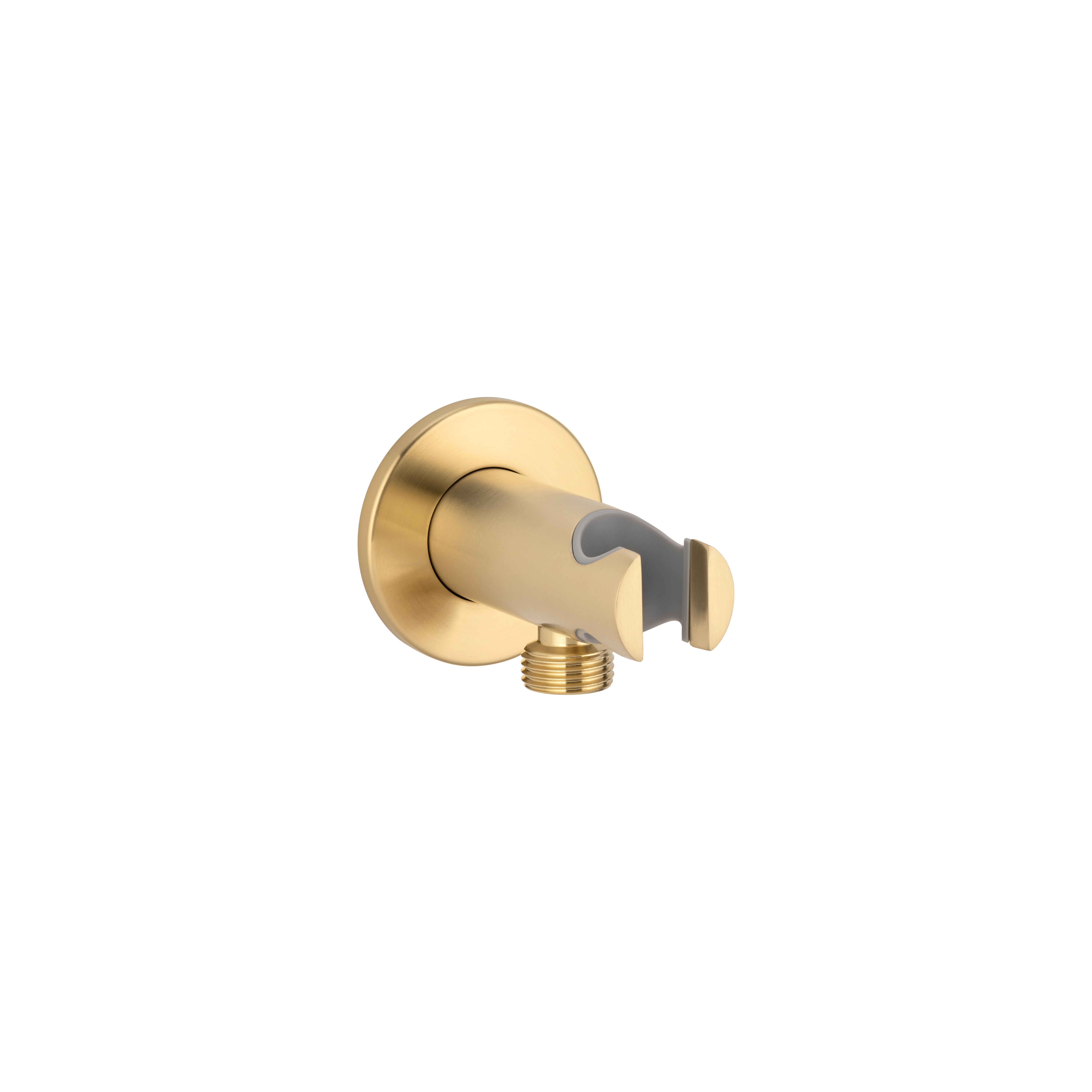 Sola Hand Shower Holder & BP - Brushed Brass