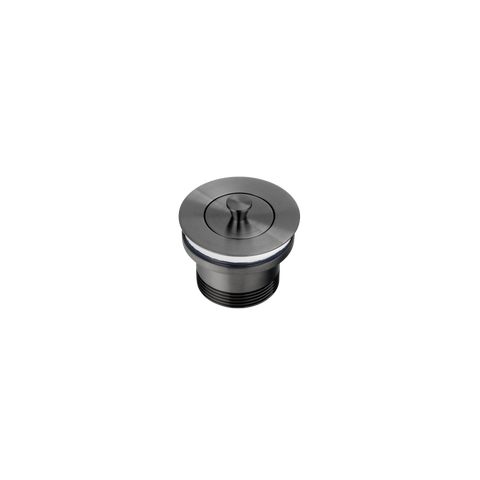 Pull-Out Bath Plug - Brushed Gunmetal