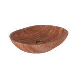 Pedra Oval Basin RedTrav Side 4