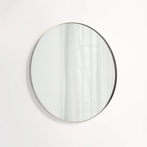 Round Mirror 800mm - Stainless Steel