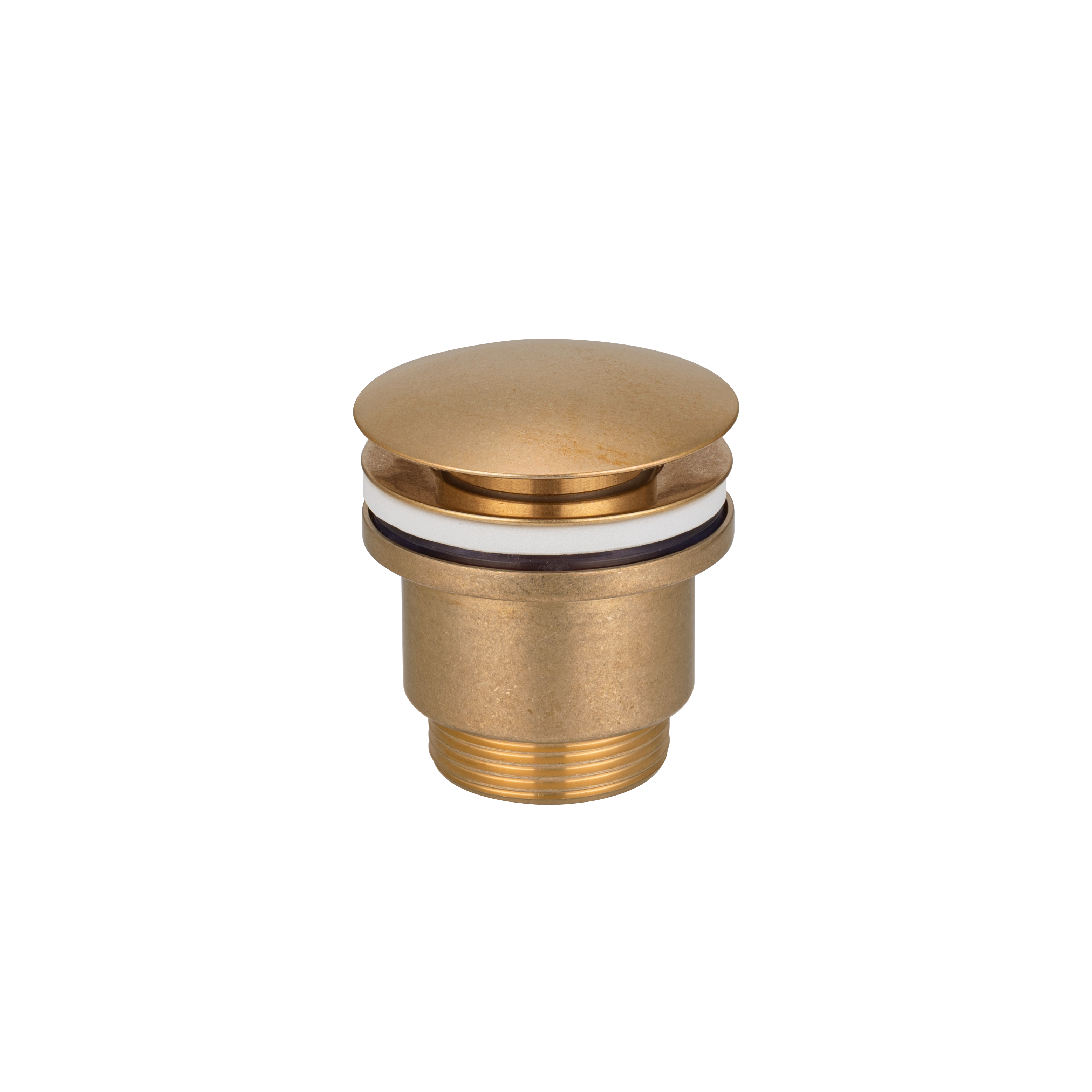 Avi Free-Flowing Basin Waste - Tumbled Aged Brass- UK