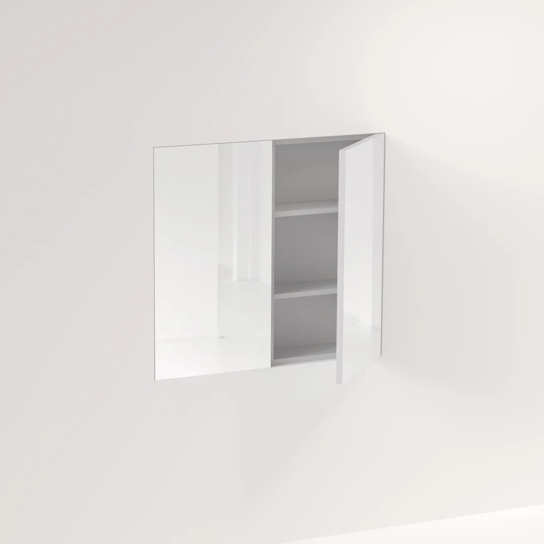 Myra 2-Door Mirror Cabinet Recessed - 828mm - Feature