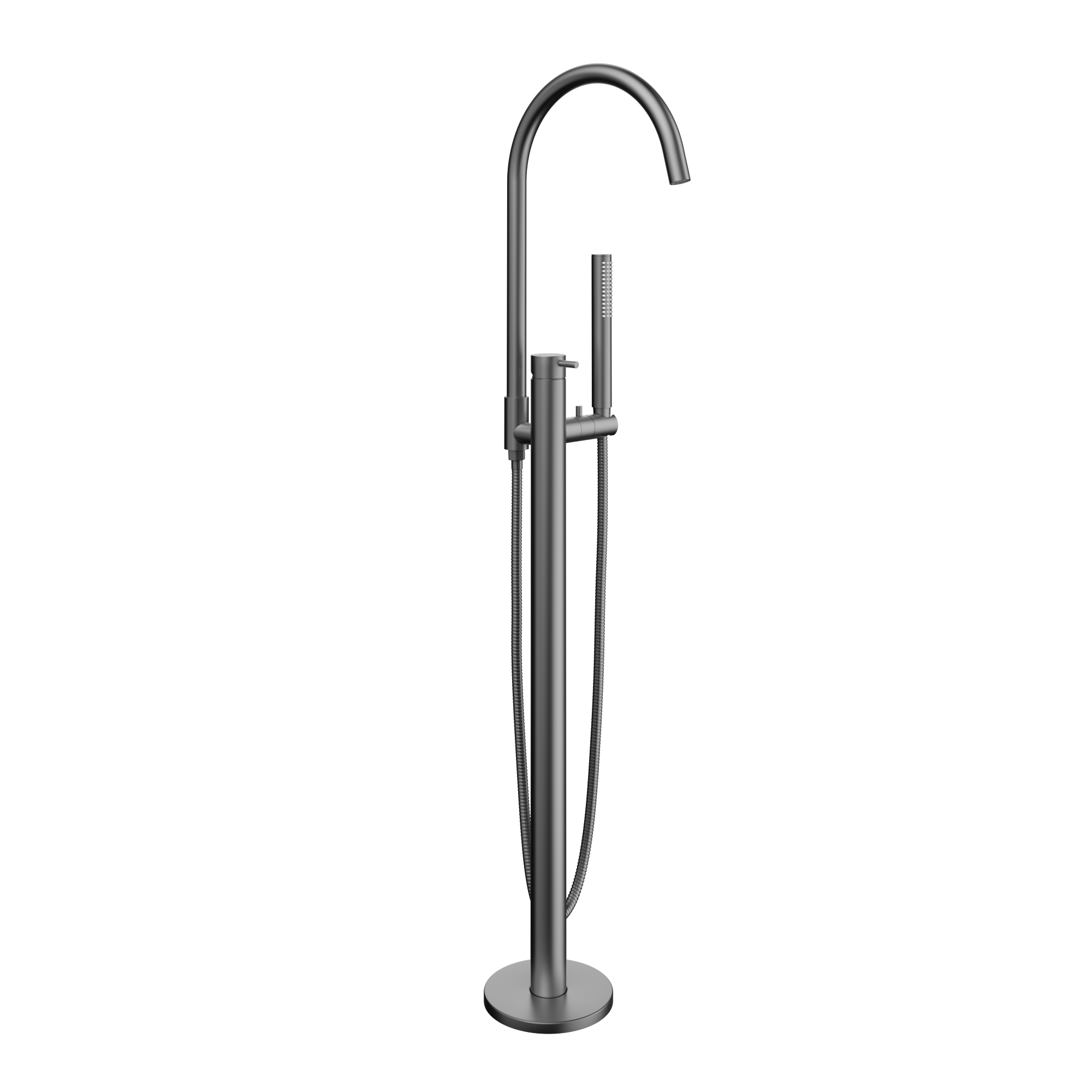 Elysian FloorMountedBathFiller WithHandShower Final View01 GM 01
