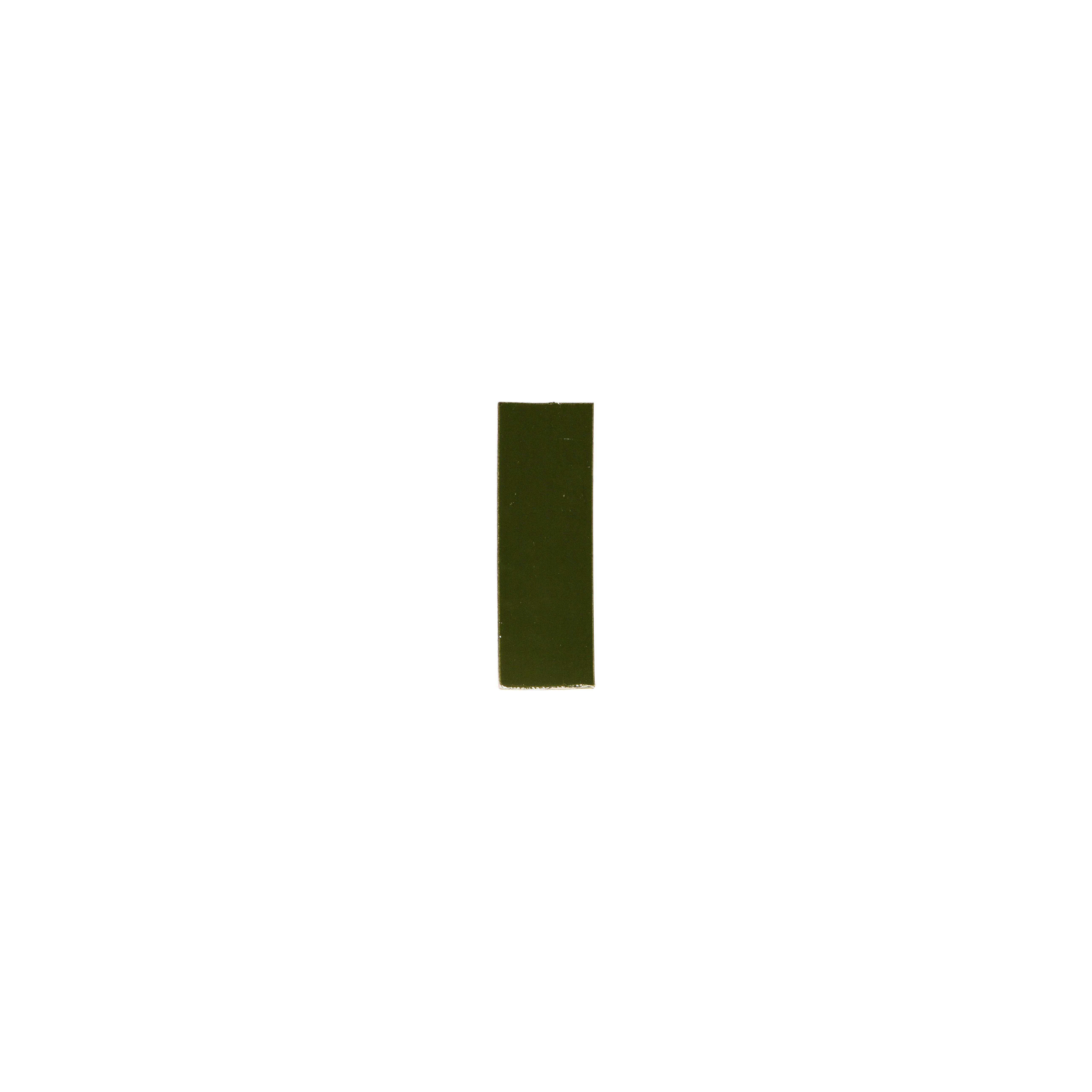 Rommani Handmade Zellige Rectangle Sample Forest Green
