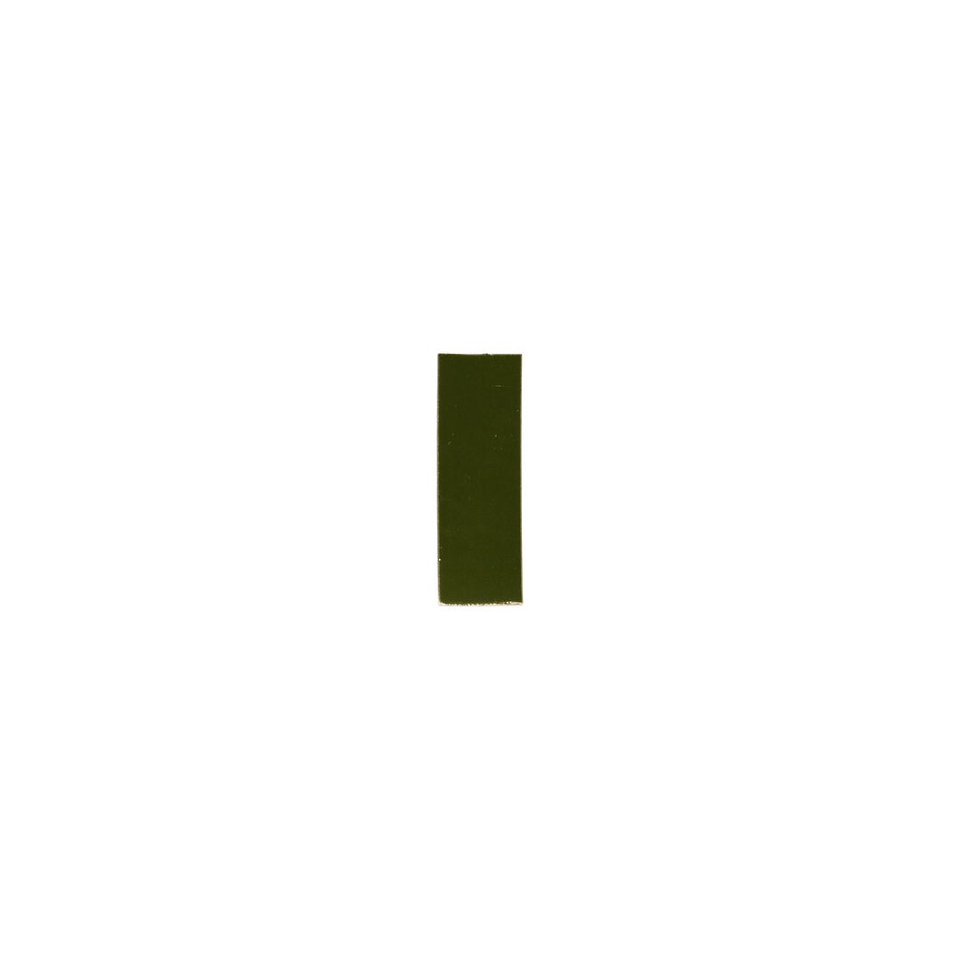 Rommani Handmade Zellige Rectangle Tile - Forest Green (Sample)