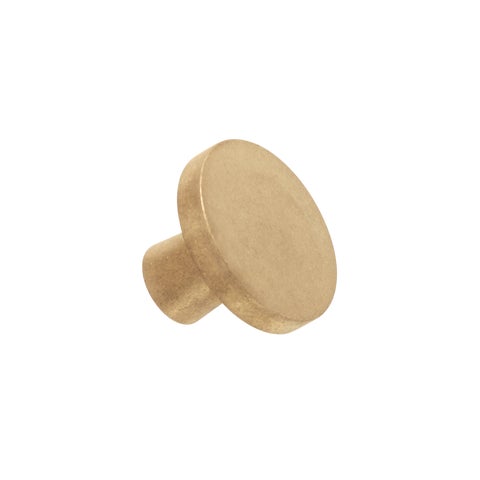 Pika Cabinetry Knob - Tumbled Aged Brass