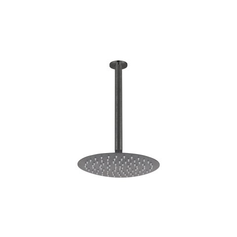 Sola Shower Dropper 300mm & Head Set - Antique Slate